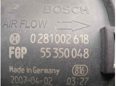 Recambio de caudalimetro para opel corsa d 1.3 16v cdti referencia OEM IAM 0281002618-55350048 4.PINES  2