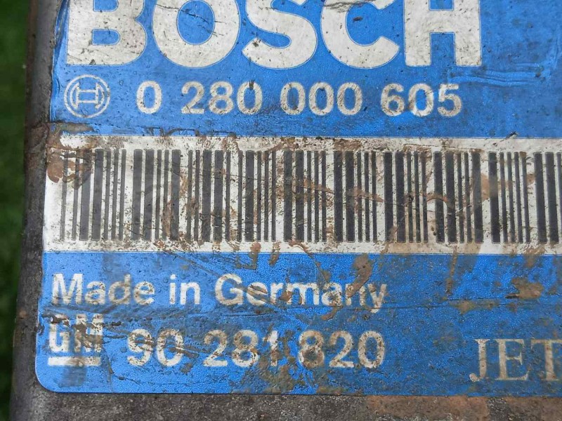 Recambio de caudalimetro para opel kadett e 1.8 referencia OEM IAM 0280000605-90281820 BOSCH 