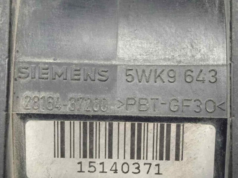 Recambio de caudalimetro para hyundai santa fe (sm) 2.7 v6 cat referencia OEM IAM 5WK9643-2816437200  