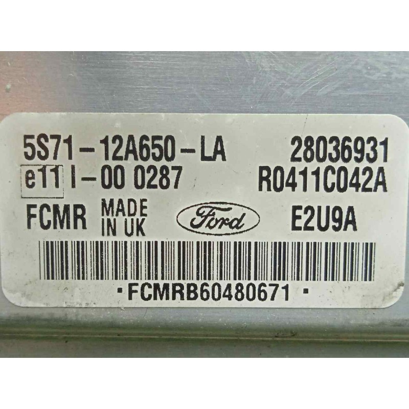 Recambio de centralita motor uce para ford mondeo berlina (ge) 2.0 16v di td cat referencia OEM IAM R0411C042A-5S7112A650LA-E2U9
