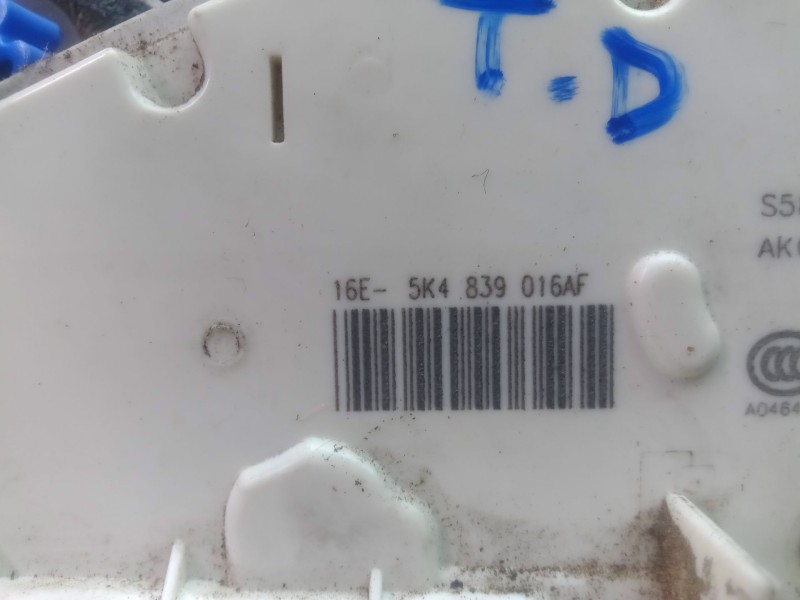 Recambio de cerradura puerta trasera derecha para seat leon st (5f8) 1.6 tdi referencia OEM IAM 5K4839016666AF  