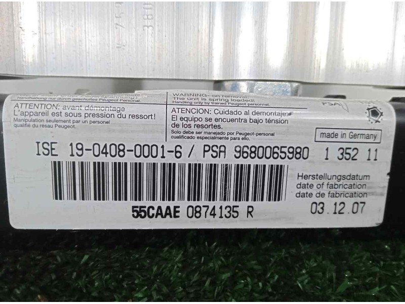 Recambio de barra antivuelco para peugeot 207 cc 1.6 16v referencia OEM IAM 9680065980 AMBOS.LADOS 
