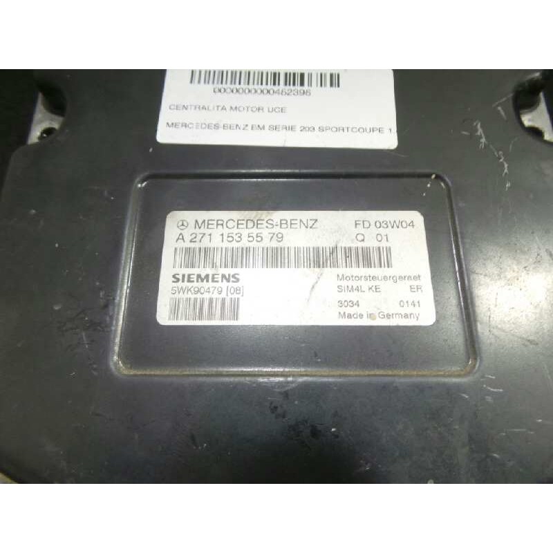 Recambio de centralita motor uce para mercedes-benz clase c (w203) sportcoupe 1.8 cat referencia OEM IAM 5WK90479-A2711535579 SI