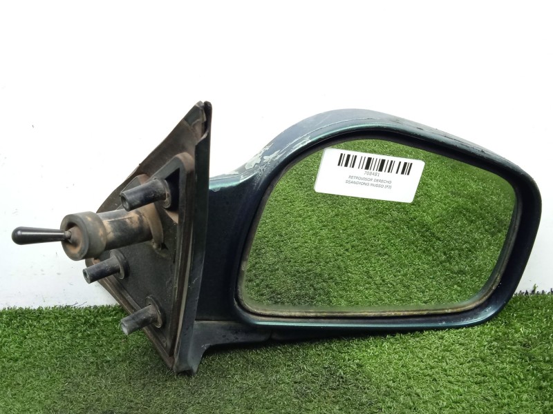 Recambio de retrovisor derecho para ssangyong musso (fj) 2.9 d referencia OEM IAM 015200 VERDE MANUAL