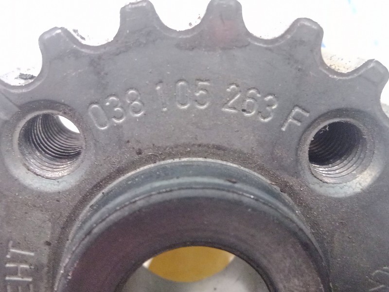 Recambio de polea cigueñal para seat altea (5p1) 1.9 tdi referencia OEM IAM 038105263F SOLO PIÑON 