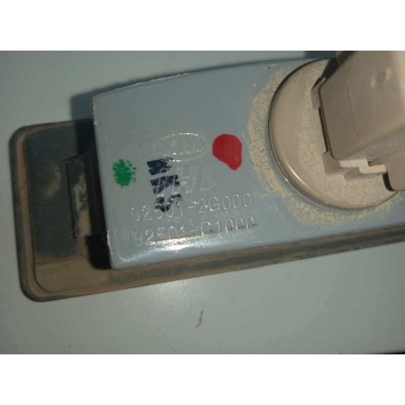 Recambio de piloto matricula para kia sportage 1.6 crdi cat referencia OEM IAM 925012G000-92501C1000  
