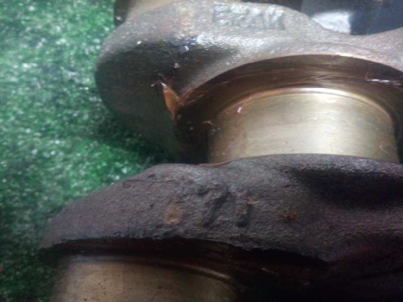 Recambio de cigueñal para mazda premacy (cp) 2.0 turbodiesel cat referencia OEM IAM 71 4 CONTRAPESOS CON CORONA