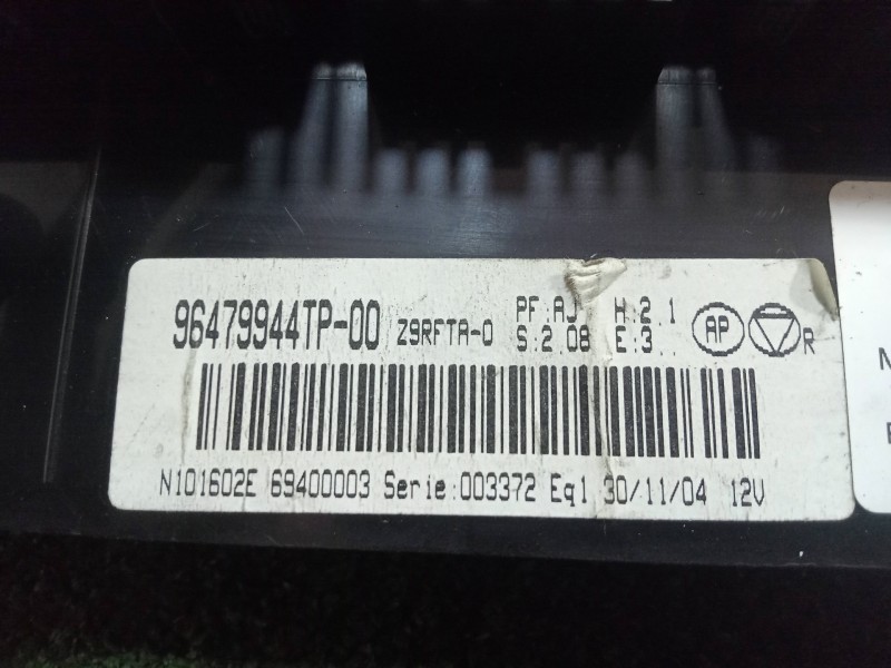 Recambio de mando climatizador para peugeot 607 (s1) referencia OEM IAM 96479944TP00-69400003  