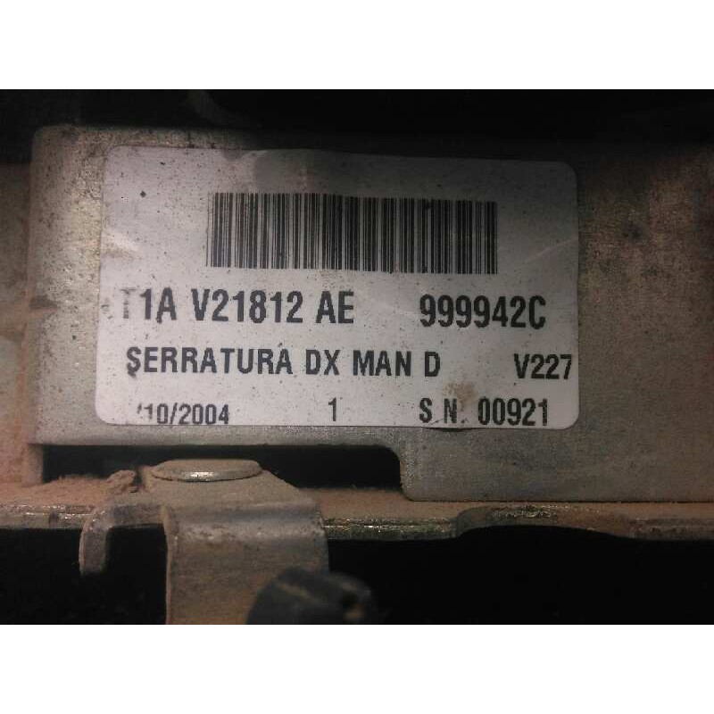 Recambio de cerradura puerta delantera derecha para ford transit connect (tc7) 1.8 tdci cat referencia OEM IAM 2T1AV21812AE-9999