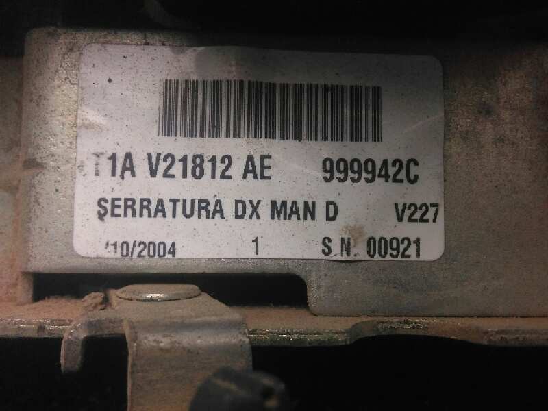 Recambio de cerradura puerta delantera derecha para ford transit connect (tc7) 1.8 tdci cat referencia OEM IAM 2T1AV21812AE-9999