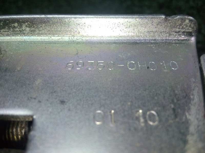 Recambio de cerradura maletero / porton para toyota aygo (kgb/wnb) 1.0 cat referencia OEM IAM 693500H010  