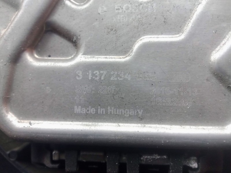 Recambio de electroventilador para opel astra k (b16) 1.4 turbo (68) referencia OEM IAM 3137234033  ELECTRICO