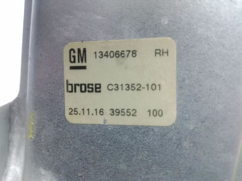 Recambio de elevalunas trasero derecho para opel astra k (b16) 1.4 turbo (68) referencia OEM IAM C31352101 ELECTRICO 