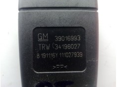 Recambio de enganche cinturon delantero izquierdo para opel astra k (b16) 1.4 turbo (68) referencia OEM IAM 39016993-34196027   2