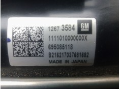 Recambio de motor arranque para opel astra k (b16) 1.4 turbo (68) referencia OEM IAM 695085118 17 DIENTES 1.PINES 2