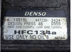 Recambio de compresor aire acondicionado para toyota avensis berlina (t 22) 2.0 d4-d luna (5-ptas.) referencia OEM IAM 447220343 2