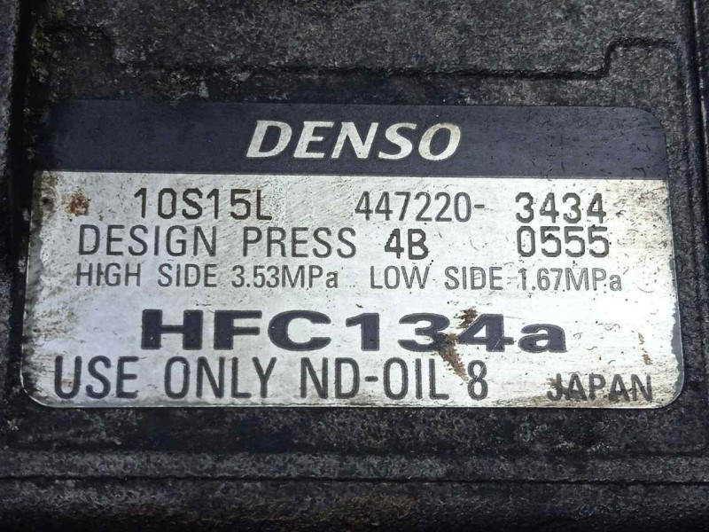 Recambio de compresor aire acondicionado para toyota avensis berlina (t 22) 2.0 d4-d luna (5-ptas.) referencia OEM IAM 447220343