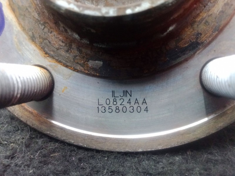 Recambio de rodamiento buje delantero para opel astra k (b16) 1.4 turbo (68) referencia OEM IAM 13580304-L0824AA  