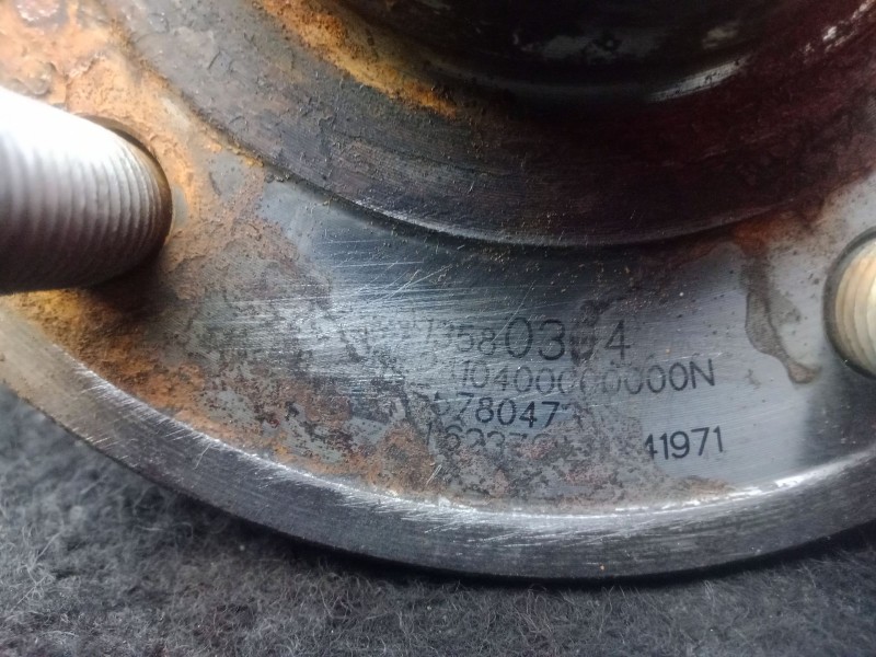 Recambio de rodamiento buje delantero para opel astra k (b16) 1.4 turbo (68) referencia OEM IAM 13580304-L0824AA  