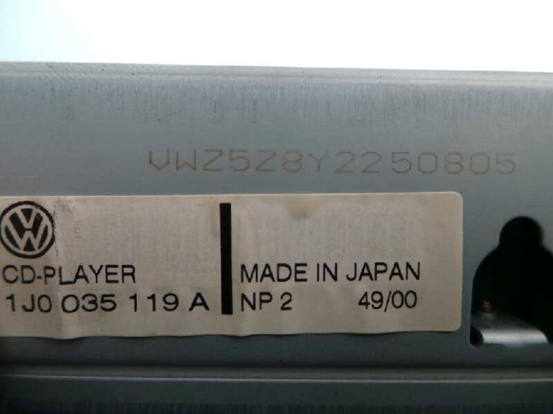 Recambio de sistema audio / radio cd para volkswagen passat berlina (3b3) 1.9 tdi referencia OEM IAM 1J0035119A-VWZ5Z8Y2250805  