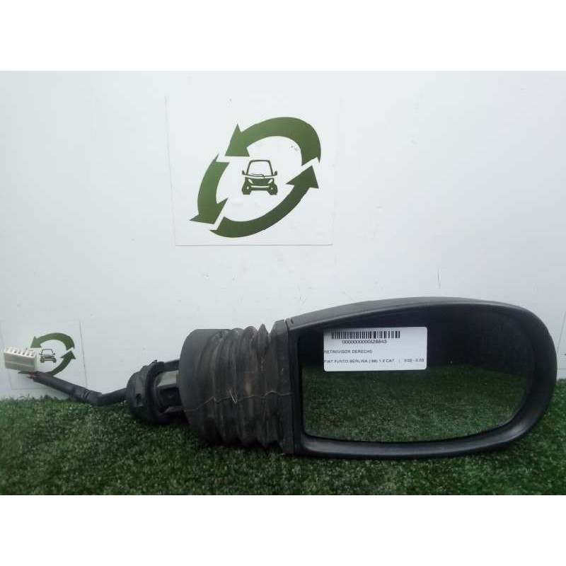 Recambio de retrovisor derecho para fiat punto berlina (188) 1.2 cat referencia OEM IAM  ELECTRICO - 5.CABLES NEGRO
