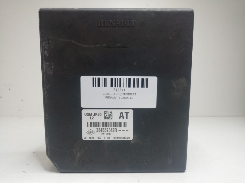 Recambio de caja reles / fusibles para renault scenic iii 1.5 dci diesel referencia OEM IAM 284B62342R-0230961300320  USMJR95