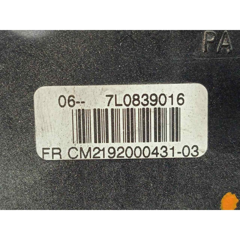 Recambio de cerradura puerta trasera derecha para seat altea (5p1) 1.9 tdi referencia OEM IAM 7L0839016 7.PINES CONECTOR.AZUL