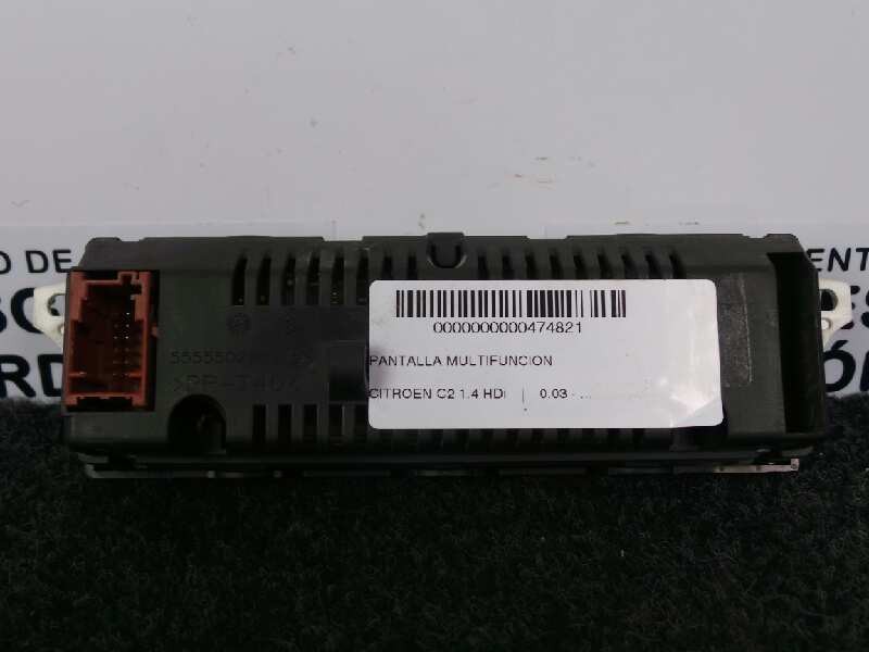 Recambio de pantalla multifuncion para citroën c2 1.4 hdi referencia OEM IAM 96661369XT  