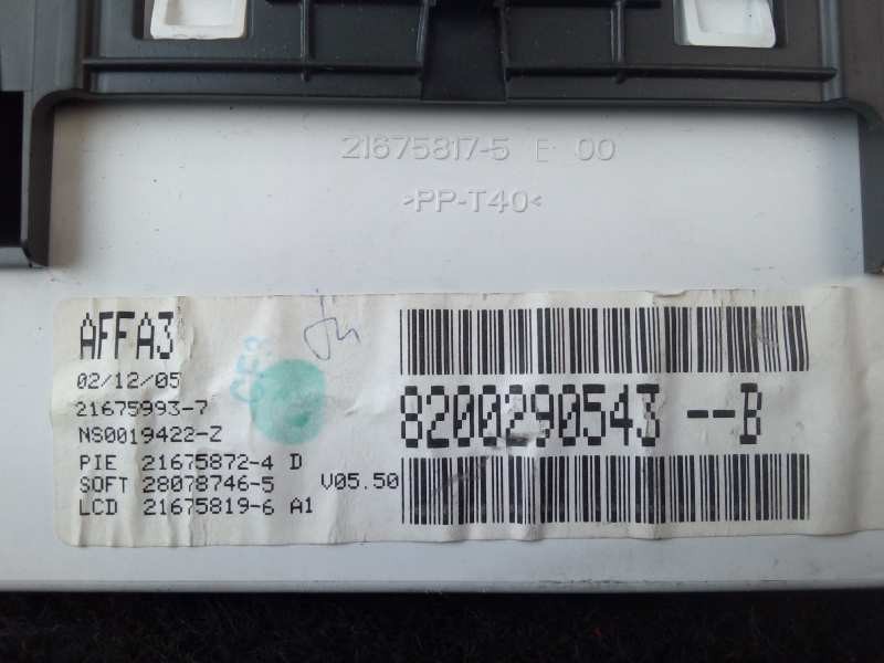 Recambio de pantalla multifuncion para renault megane ii berlina 3p 1.9 dci diesel fap referencia OEM IAM   
