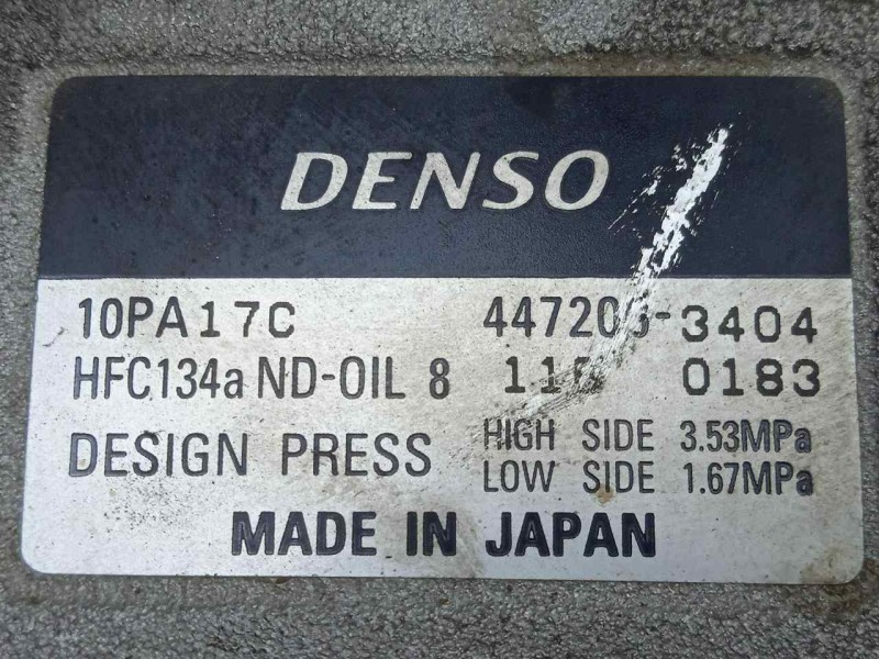 Recambio de compresor aire acondicionado para bmw serie 3 berlina (e36) 1.8 cat (m43) referencia OEM IAM 4472003404 DENSO - 4.CA