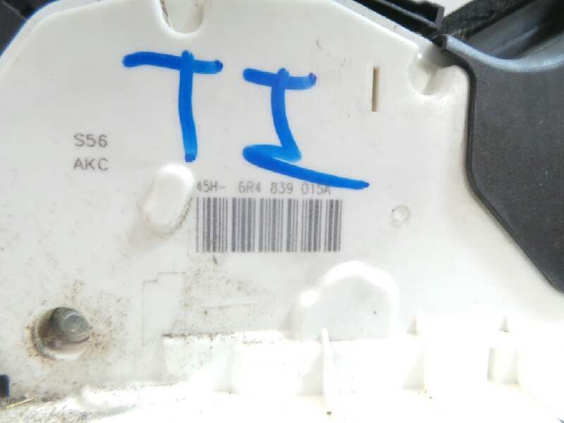 Recambio de cerradura puerta trasera izquierda para volkswagen polo (6c1) 1.2 tsi referencia OEM IAM 6R4839015A ELECTRICA VARILL