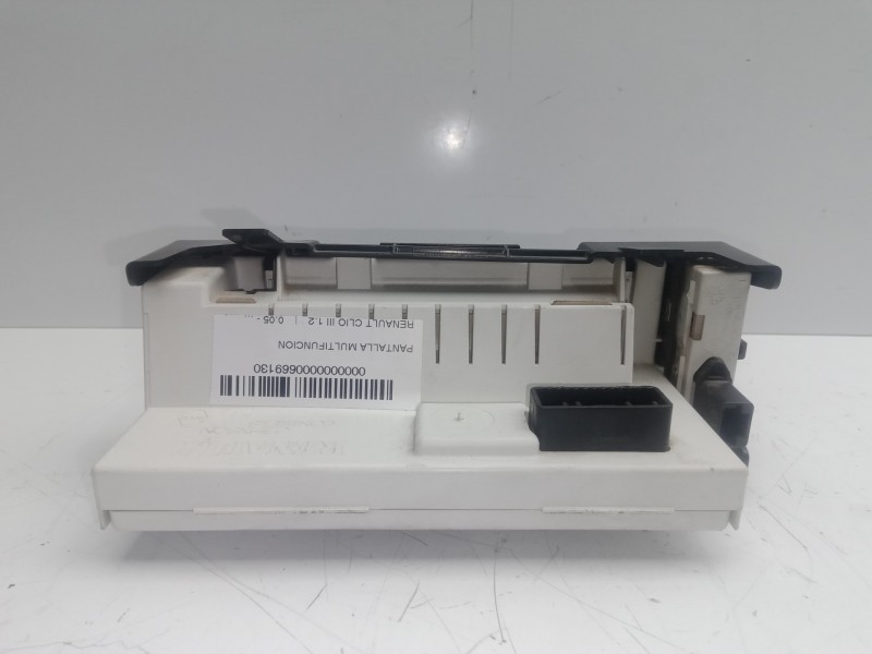 Recambio de pantalla multifuncion para renault clio iii 1.2 referencia OEM IAM 8200307273C-216759916-NS5412946R-281137007A-28113