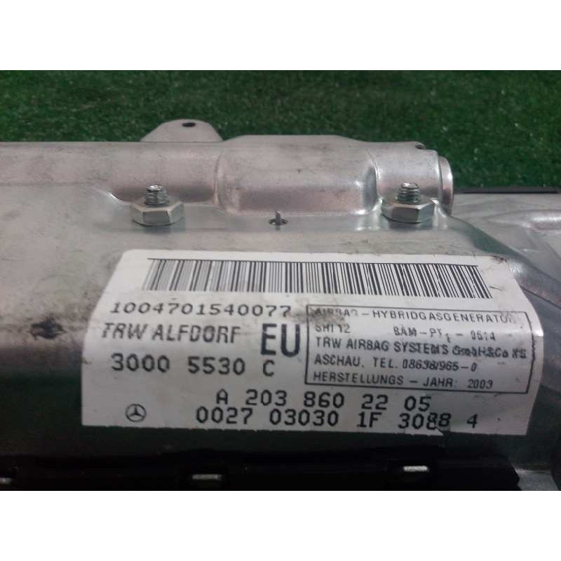Recambio de airbag lateral delantero derecho para mercedes-benz clase c (w203) sportcoupe 1.8 cat referencia OEM IAM A2038602205