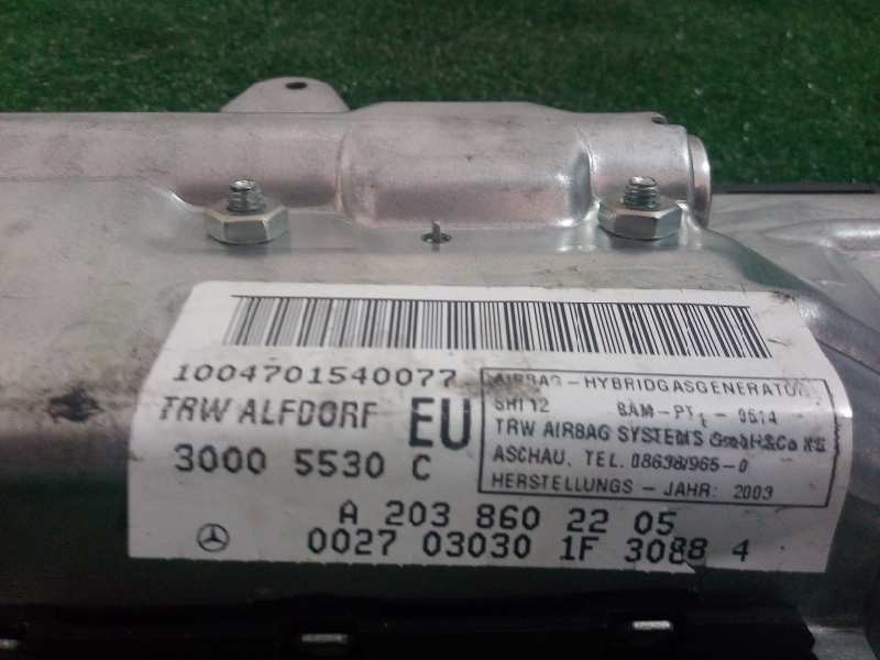 Recambio de airbag lateral delantero derecho para mercedes-benz clase c (w203) sportcoupe 1.8 cat referencia OEM IAM A2038602205