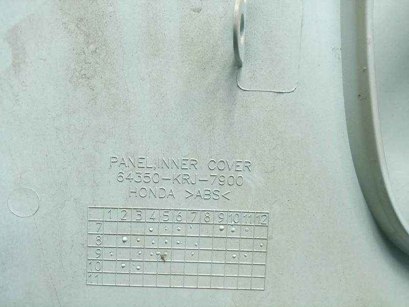 Recambio de panel frontal para honda fes fes 125 s-wing (jf12) referencia OEM IAM 64350KRJ7900  