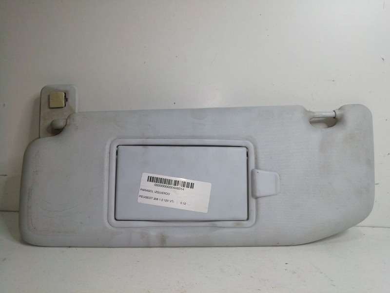Recambio de parasol izquierdo para peugeot 208 1.2 12v vti referencia OEM IAM   