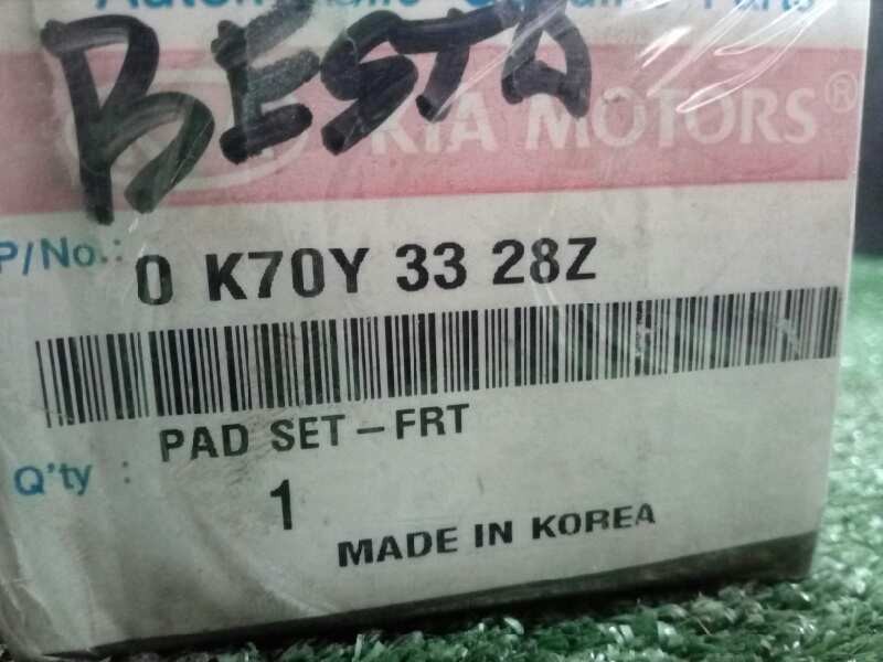 Recambio de pastillas frenos delanteras para kia besta 2.2 diesel referencia OEM IAM 0K70Y3328Z NUEVO DE LA KIA