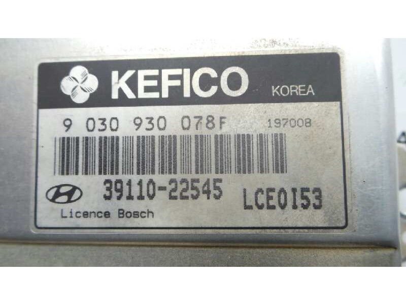 Recambio de centralita motor uce para hyundai accent (lc) 1.5 12v cat referencia OEM IAM 3911022545-9030930078F-3910022545  KEFI