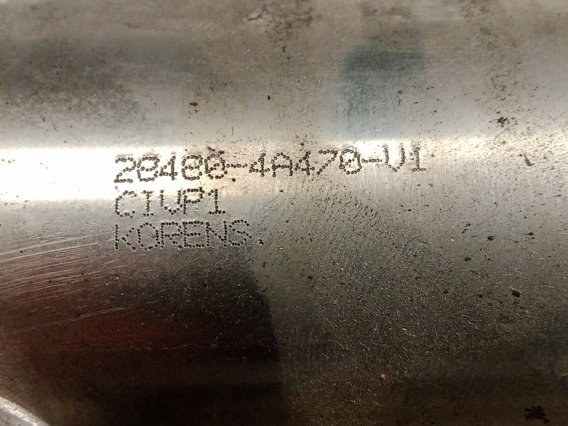 Recambio de enfriador gases egr para kia sorento 2.5 crdi referencia OEM IAM 284804A470V1  