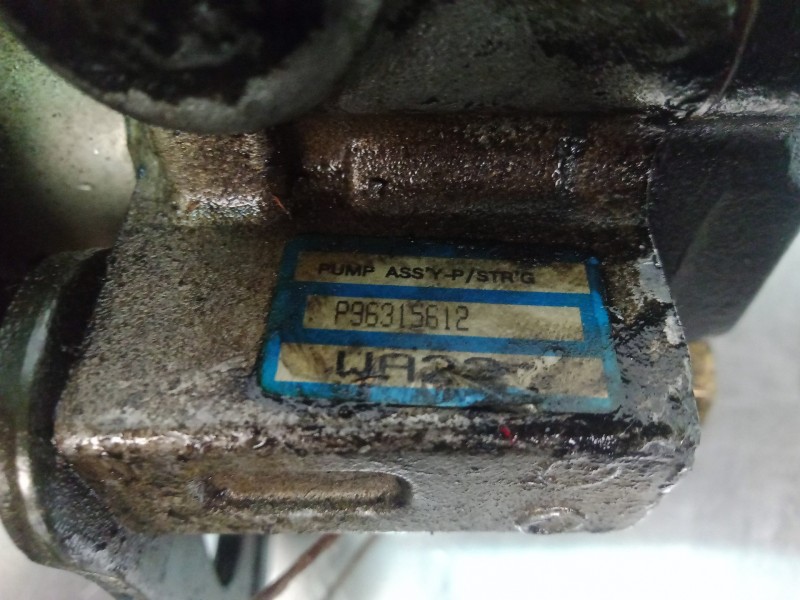 Recambio de bomba servodireccion para daewoo matiz 1.0 cat referencia OEM IAM P96315612  