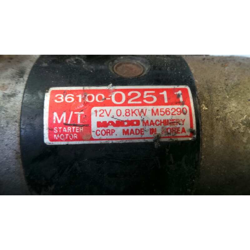Recambio de motor arranque para hyundai atos (mx) 1.0 cat referencia OEM IAM 3610002511-M56290 MANDO 