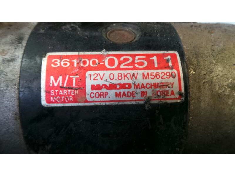 Recambio de motor arranque para hyundai atos (mx) 1.0 cat referencia OEM IAM 3610002511-M56290 MANDO 