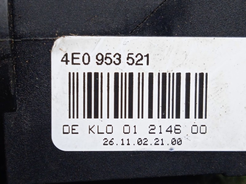 Recambio de mando multifuncion para audi a8 d3 (4e2, 4e8) 3.7 quattro referencia OEM IAM 4E0953521  