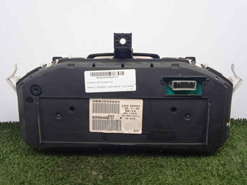 Recambio de cuadro instrumentos para renault megane ii berlina 5p 1.5 dci diesel referencia OEM IAM 8200408787F  