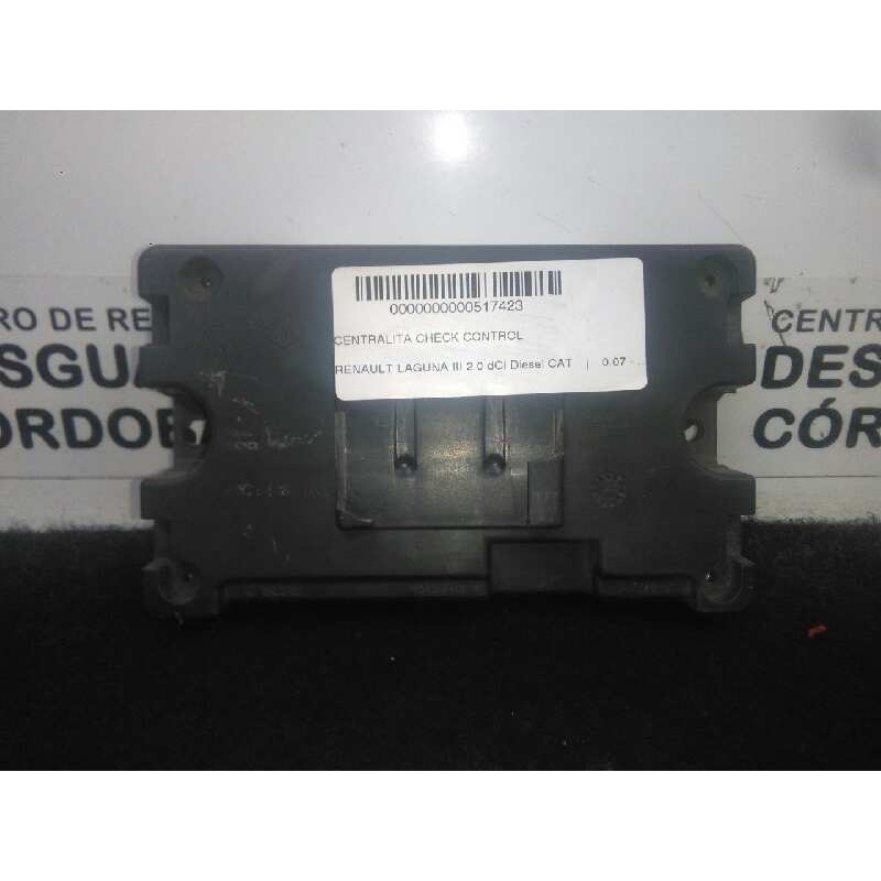 Recambio de centralita check control para renault laguna iii 2.0 dci diesel cat referencia OEM IAM S180072001G-280246043R-CBOX C