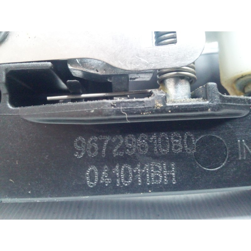 Recambio de maneta exterior trasera derecha para citroën c5 berlina 1.6 hdi fap referencia OEM IAM 9672961080  GRIS