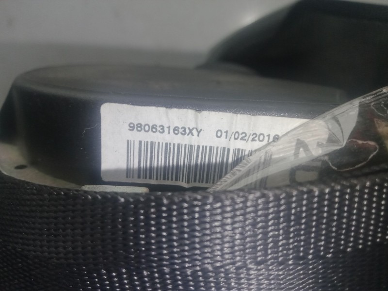 Recambio de cinturon seguridad trasero derecho para peugeot 208 1.6 blue-hdi fap referencia OEM IAM 98063163XY  