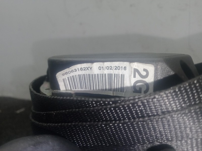 Recambio de cinturon seguridad trasero izquierdo para peugeot 208 1.6 blue-hdi fap referencia OEM IAM 98063162XY  