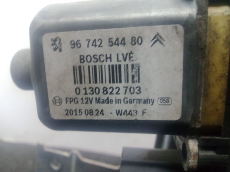 Recambio de elevalunas delantero izquierdo para peugeot 208 1.6 blue-hdi fap referencia OEM IAM 9674254480  