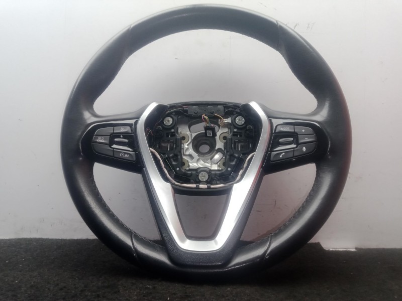 Recambio de volante para bmw 5 (g30, f90) 520 d referencia OEM IAM 71946751-BX28123-18B346EA0435R NEGRO CUERO